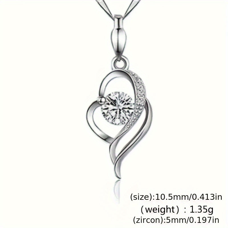 Elegant And Versatile Daily Wedding Party Banquet Jewelry, Birthday Anniversary Gift With Gift Box, 925 Sterling Silver 0.5 Carat Morganite Delicate Necklace