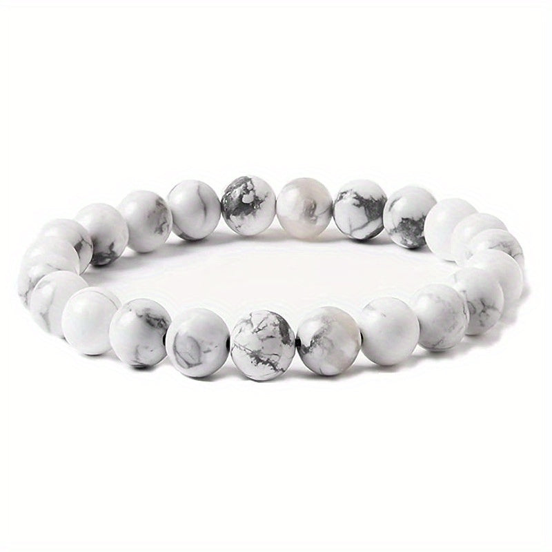 1pc Obsidian Volcano Bracelet for Couples, Men & Women, Tiger Eye Beads, Hand Jewelry, Student Gift