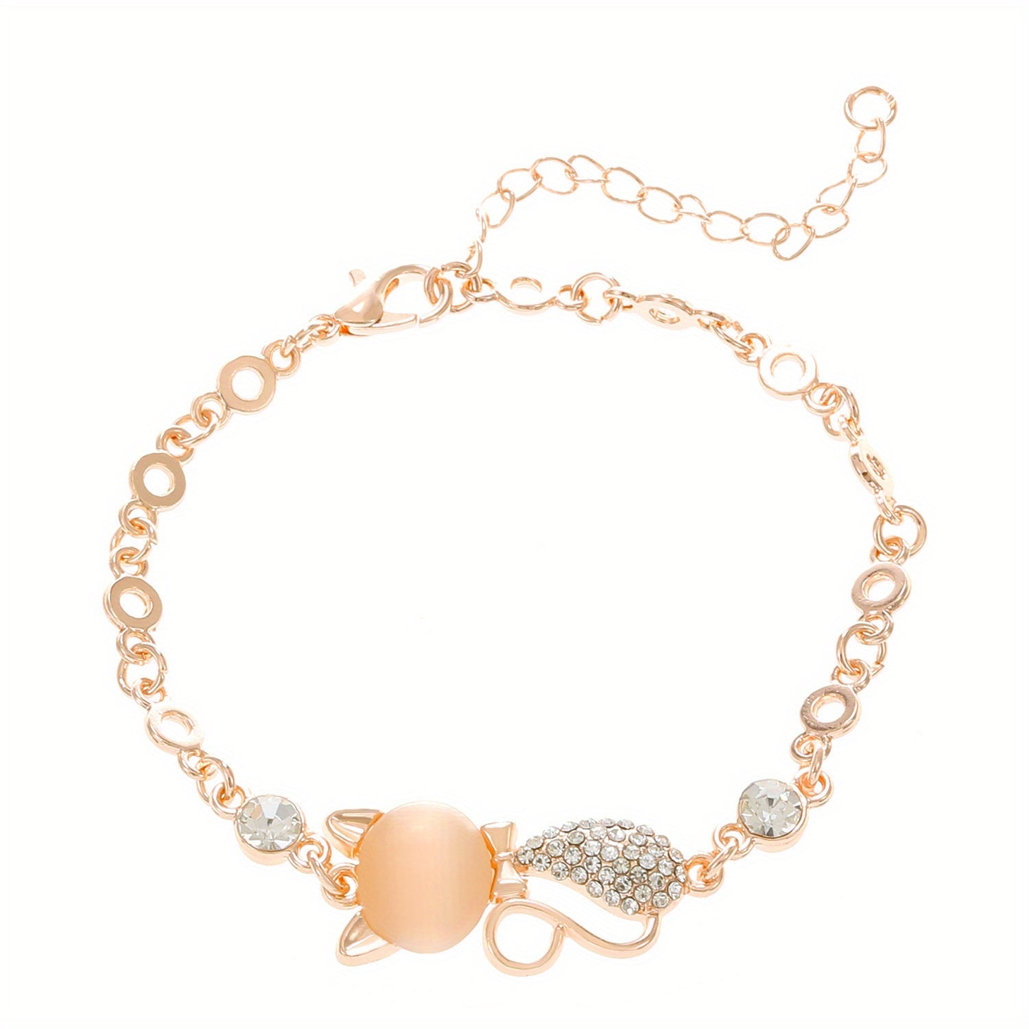 Exquisite Cat Eye Stone Cat Bracelet Bestie Bangle Bracelet Birthday Gift