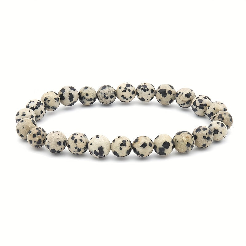 1pc Obsidian Volcano Bracelet for Couples, Men & Women, Tiger Eye Beads, Hand Jewelry, Student Gift