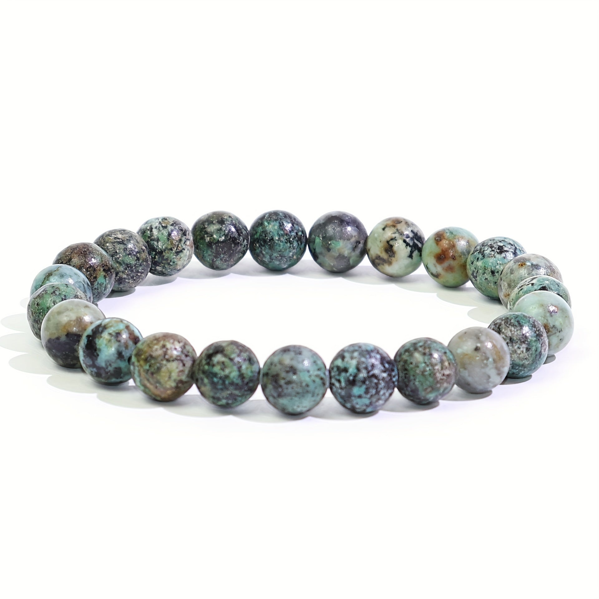 1pc Obsidian Volcano Bracelet for Couples, Men & Women, Tiger Eye Beads, Hand Jewelry, Student Gift