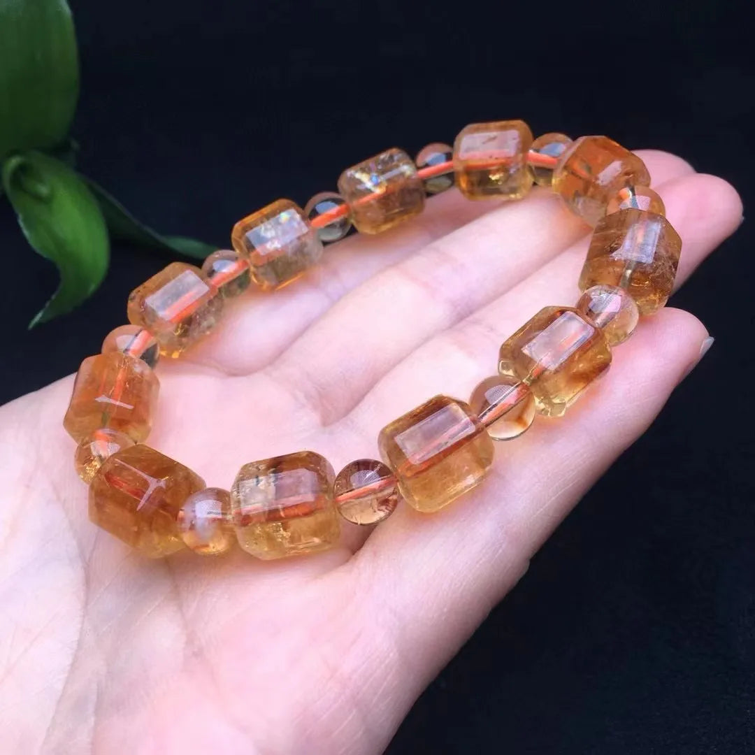 Wholesale Crystal Bracelet Natural Healing Stones Citrine Bracelet for Home Decoration