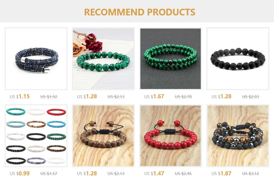 Natural Stone Pendant Bracelet Round Square Yellow Chalcedony 4mm Bead Braided Rope Fashion Charm Bangles For Woman Man Jewelry