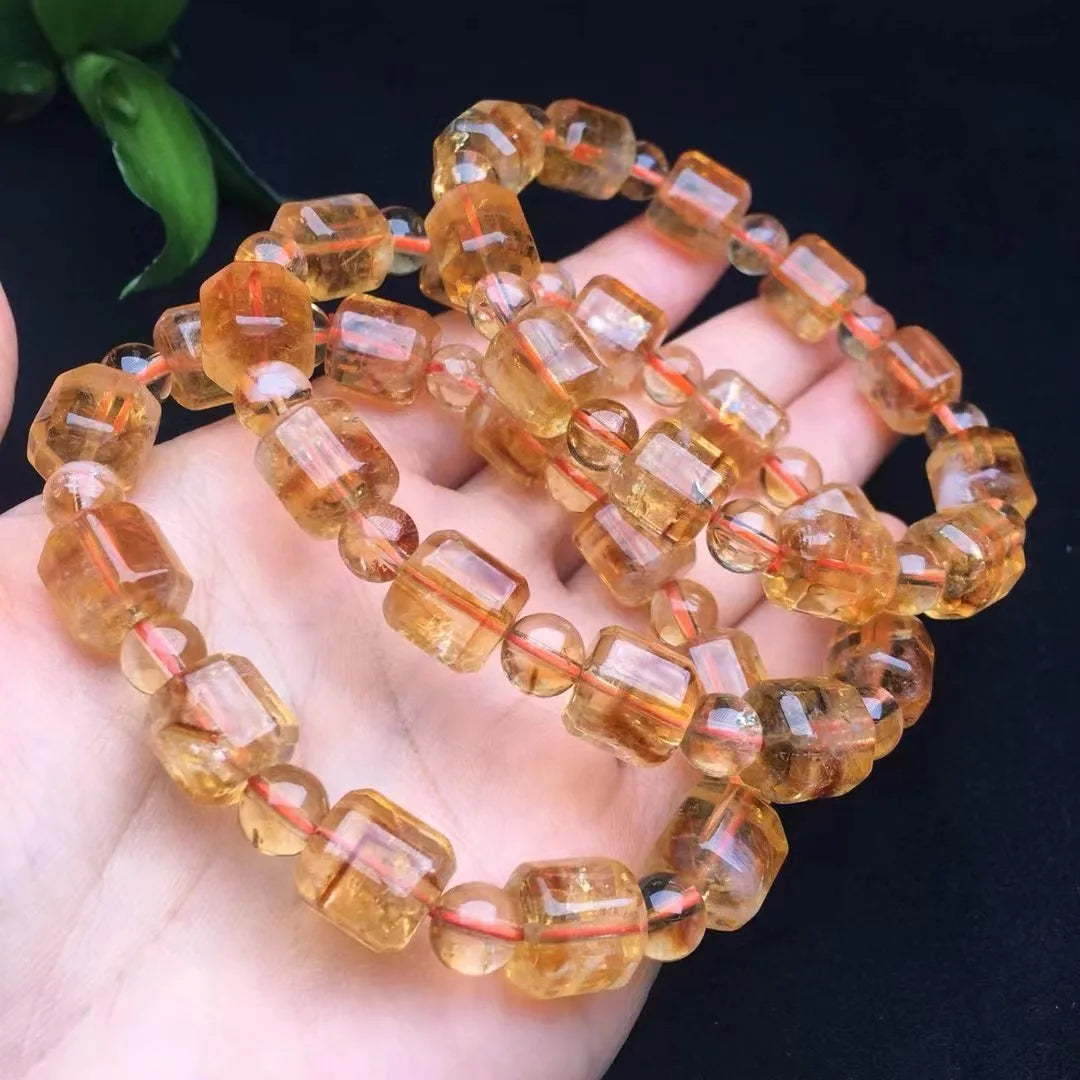 Wholesale Crystal Bracelet Natural Healing Stones Citrine Bracelet for Home Decoration