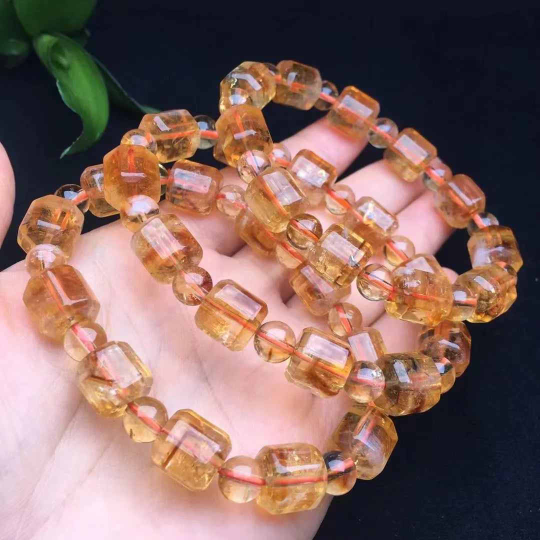 Wholesale Crystal Bracelet Natural Healing Stones Citrine Bracelet for Home Decoration