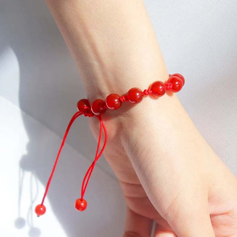 Wholesale High Quality Crystal Bracelet Carnelian Bracelet  Knit Bracelet of Crystal for Healing Self-care