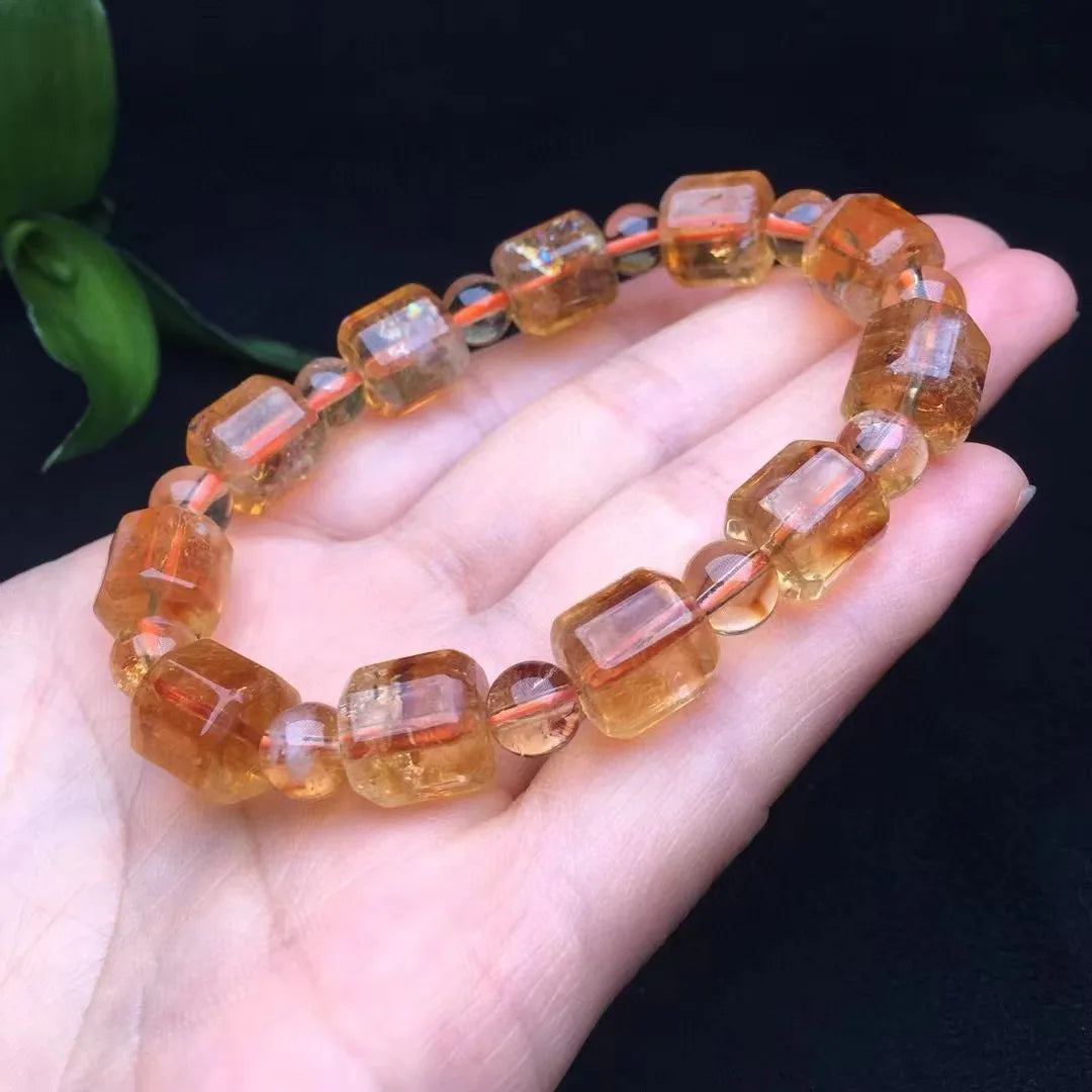 Wholesale Crystal Bracelet Natural Healing Stones Citrine Bracelet for Home Decoration