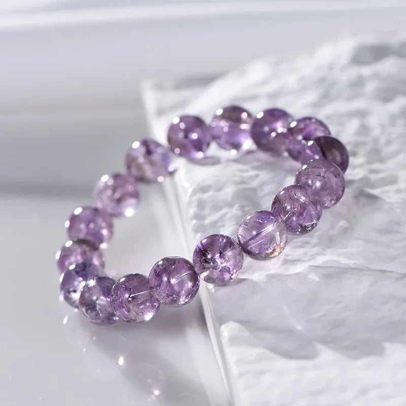 100% Natural Hot Selling Natural Purple Ace Crystal Bracelet