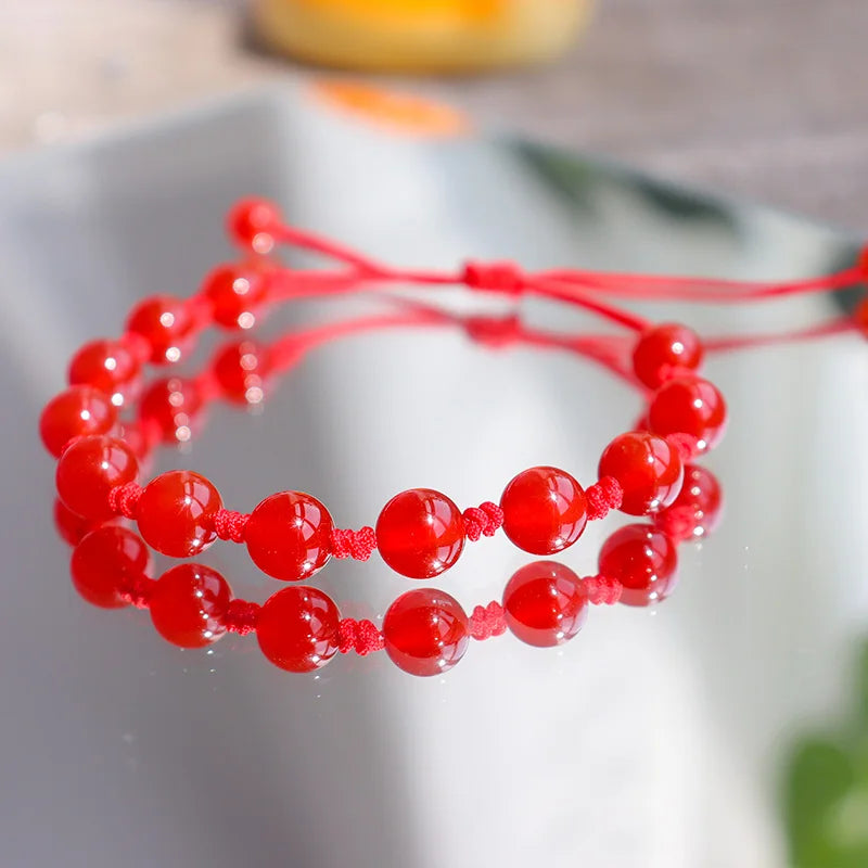 Wholesale High Quality Crystal Bracelet Carnelian Bracelet  Knit Bracelet of Crystal for Healing Self-care