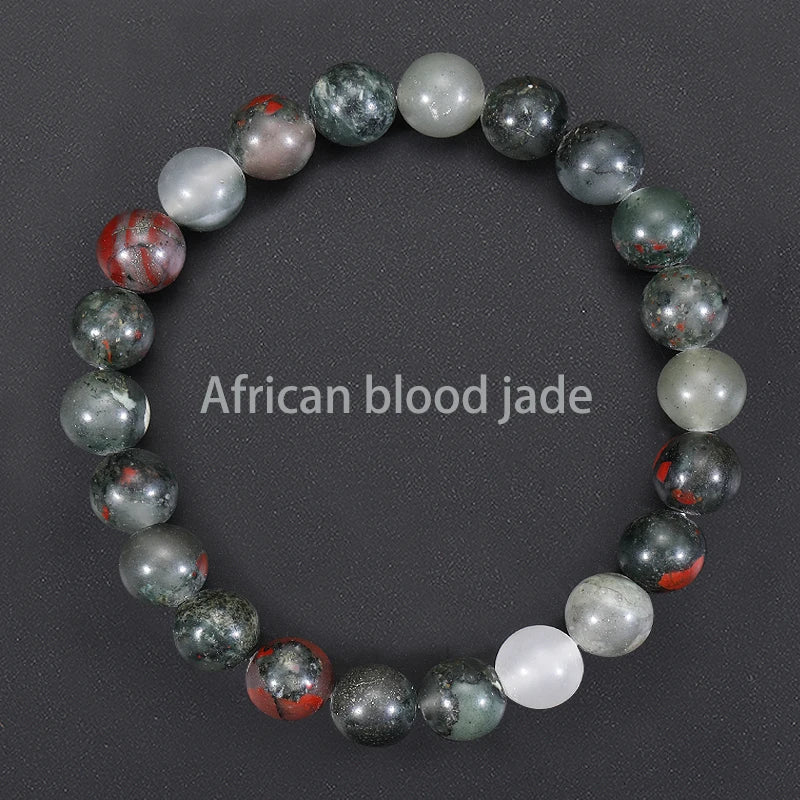 6/8mm Beads Natural stone Body-Purifying Amethyst Bracelet for Weight Loss Yoga and Meditation  Healing Stone Jewelry for Women