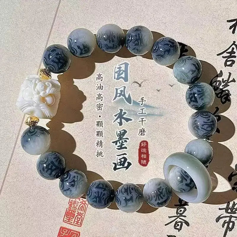 GreeResin Bodhi Root Braceletn Bodhi Seed Single Circle Gao Shuwen Plays Buddha Beads Around The Finger Classical