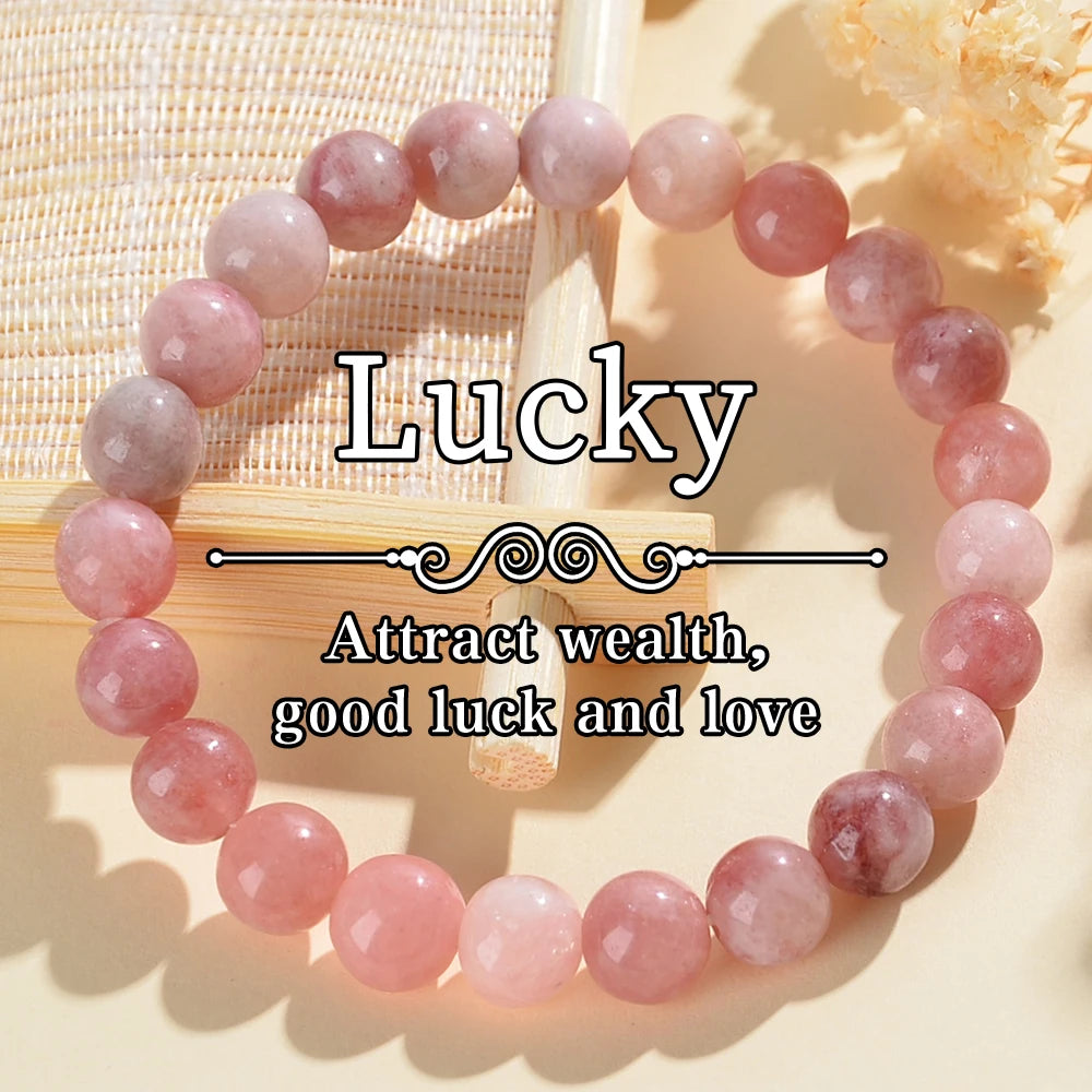 1PC lucky energy sunstone bracelet to attract wealth and eliminate negativity