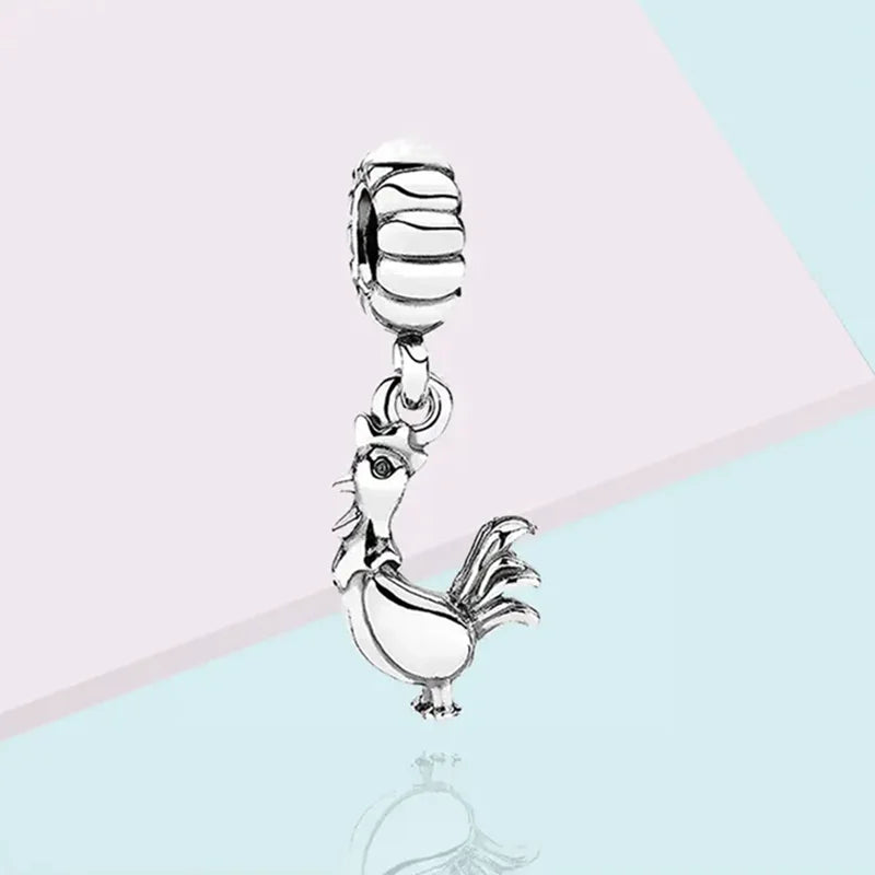 Hot Sale Chinese Zodiac Of The Year 12 Dangle Charms Beads Dogs、Horses、Tigers Fit Original Silver 925 Europeans Bracelet Jewelry