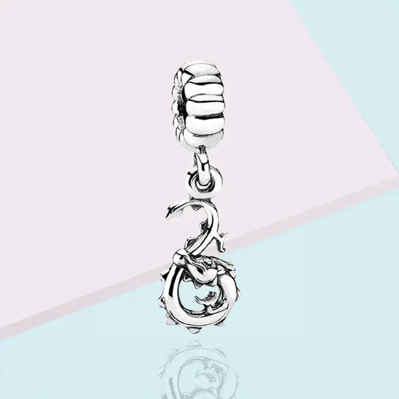 Hot Sale Chinese Zodiac Of The Year 12 Dangle Charms Beads Dogs、Horses、Tigers Fit Original Silver 925 Europeans Bracelet Jewelry