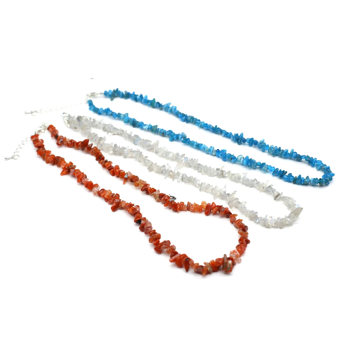 1string Agate Lapis Lazuli 4-6mm Natural Crushed Stone Bead Bracelets Charming Women Men Jewelry Accessories Daily Gifts