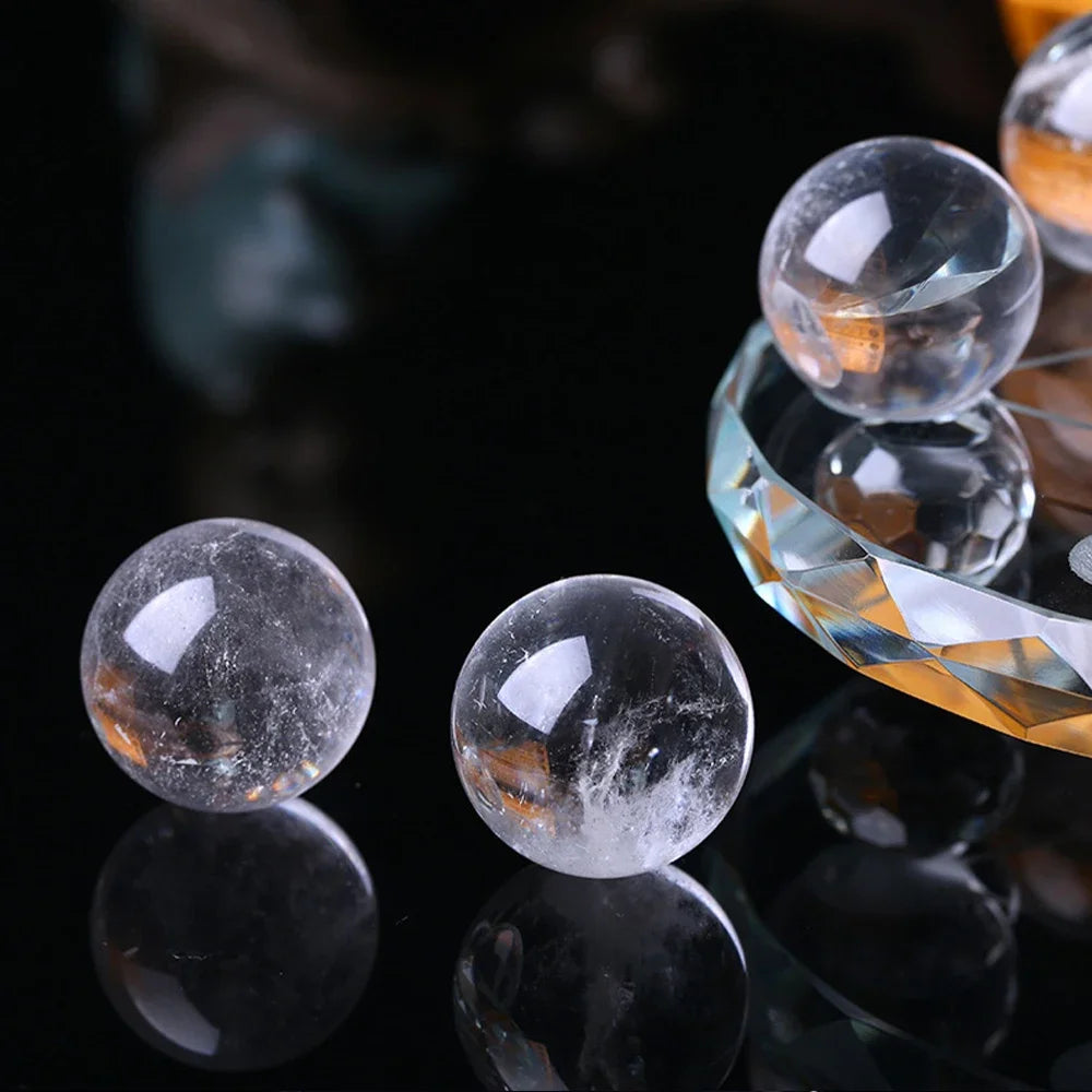 Citrine Seven Star Formation FengShui Natural Citrine Ball Seven Star Formation Crystal Sphere Home Decoration