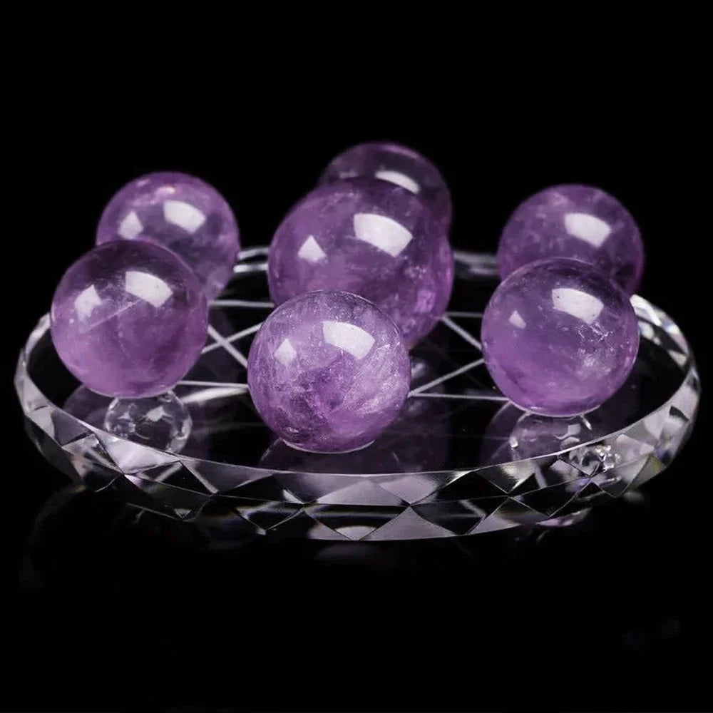 Citrine Seven Star Formation FengShui Natural Citrine Ball Seven Star Formation Crystal Sphere Home Decoration