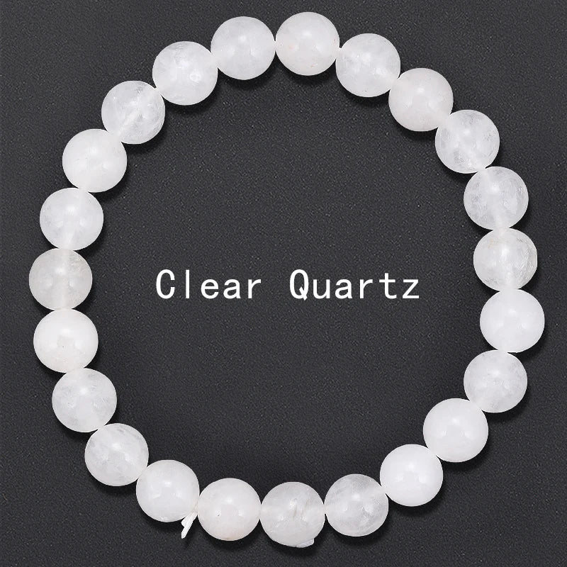 6/8mm Beads Natural stone Body-Purifying Amethyst Bracelet for Weight Loss Yoga and Meditation  Healing Stone Jewelry for Women