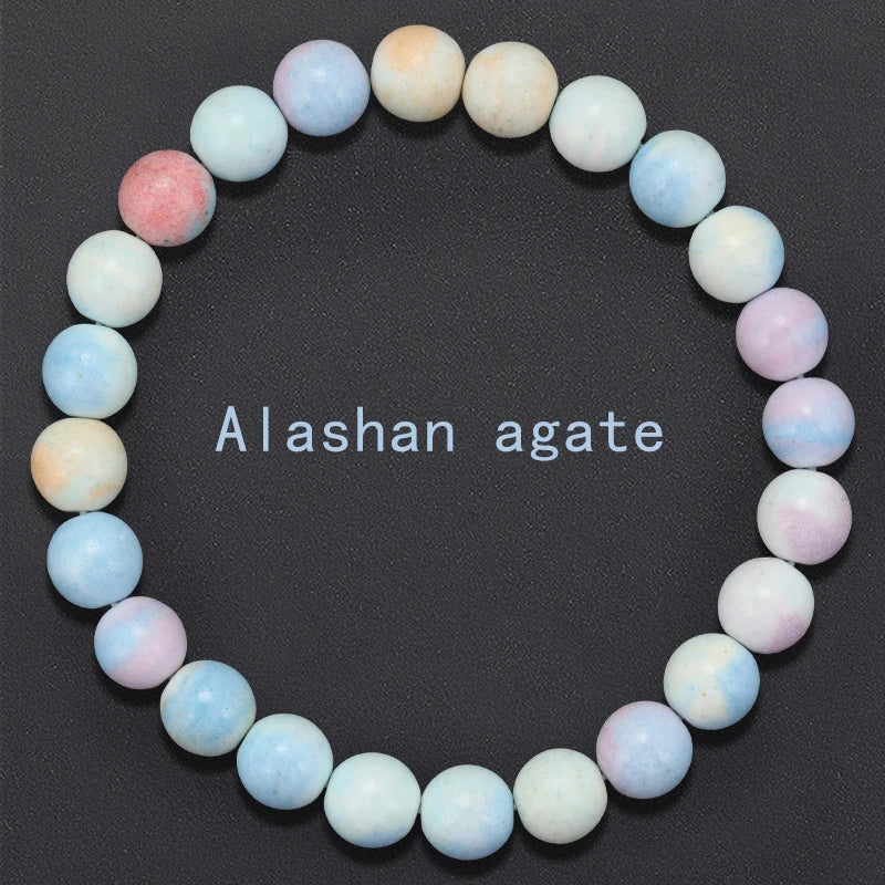 6/8mm Beads Natural stone Body-Purifying Amethyst Bracelet for Weight Loss Yoga and Meditation  Healing Stone Jewelry for Women