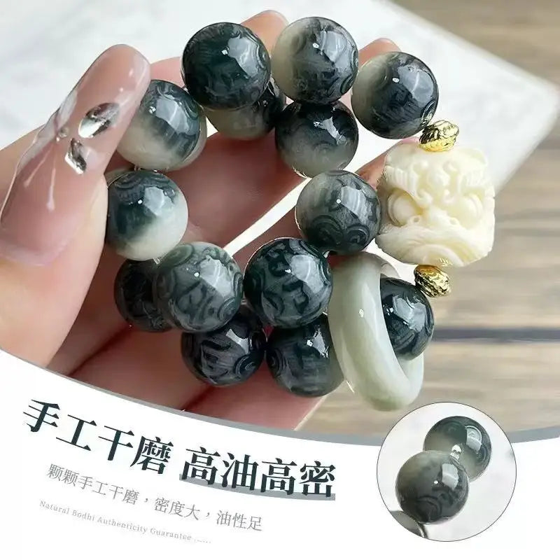 GreeResin Bodhi Root Braceletn Bodhi Seed Single Circle Gao Shuwen Plays Buddha Beads Around The Finger Classical