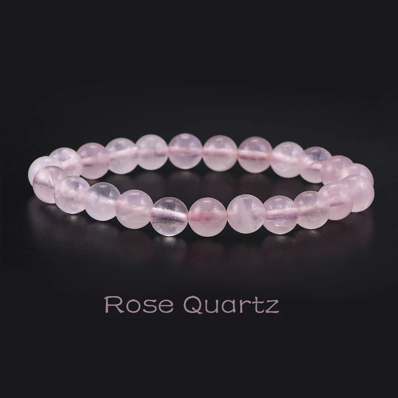 6/8mm Beads Natural stone Body-Purifying Amethyst Bracelet for Weight Loss Yoga and Meditation  Healing Stone Jewelry for Women