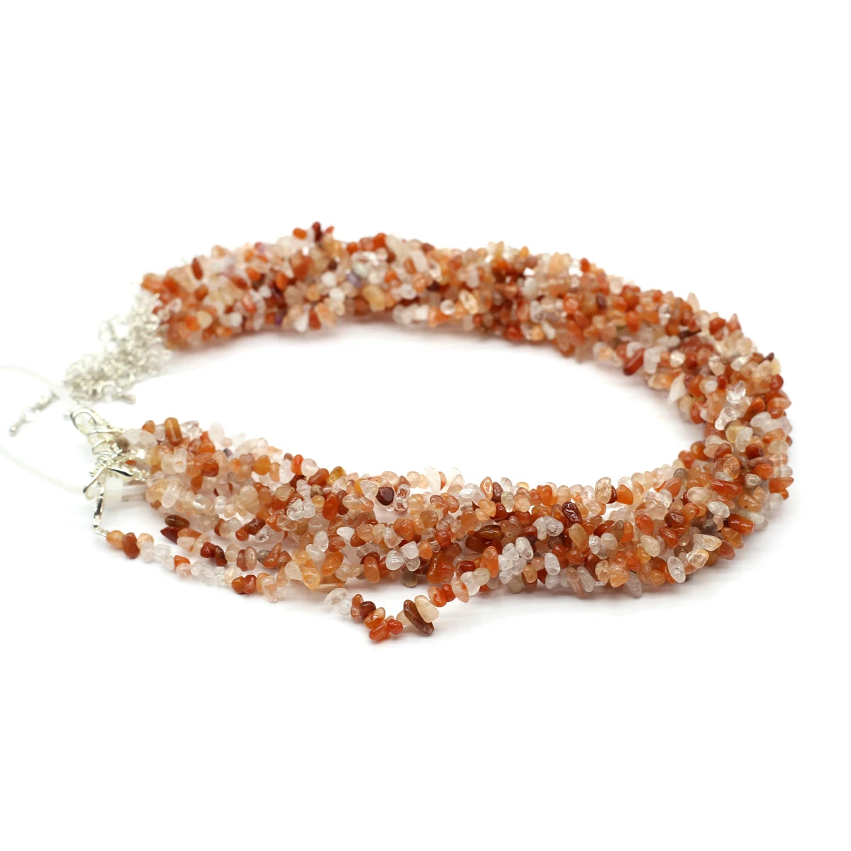 1string Agate Lapis Lazuli 4-6mm Natural Crushed Stone Bead Bracelets Charming Women Men Jewelry Accessories Daily Gifts