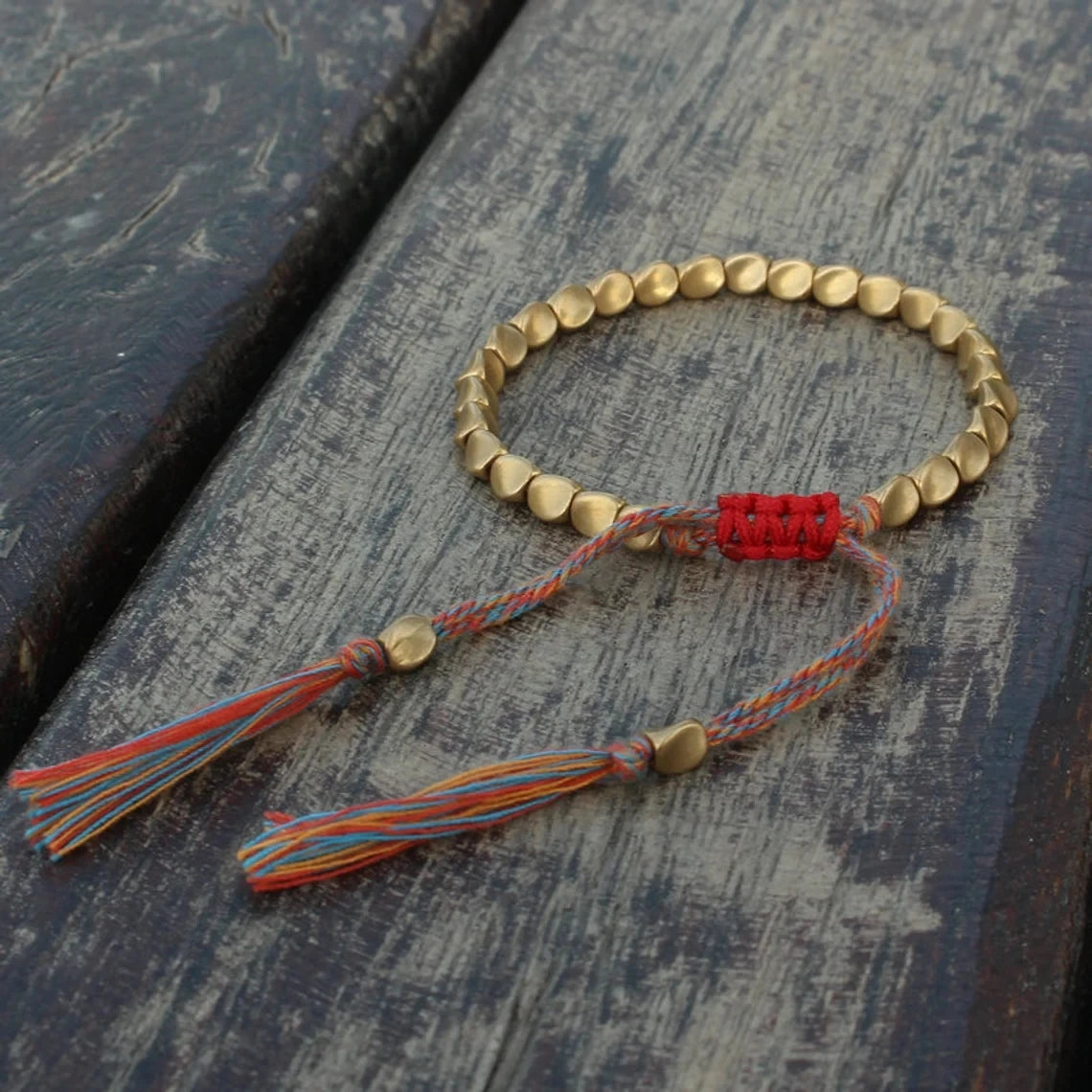Buddha Tibetan Copper Beads Healing Luck Bracelet Wealth and Prosperity Abundance Money Bracelet-Good Luck Meditation Grounding