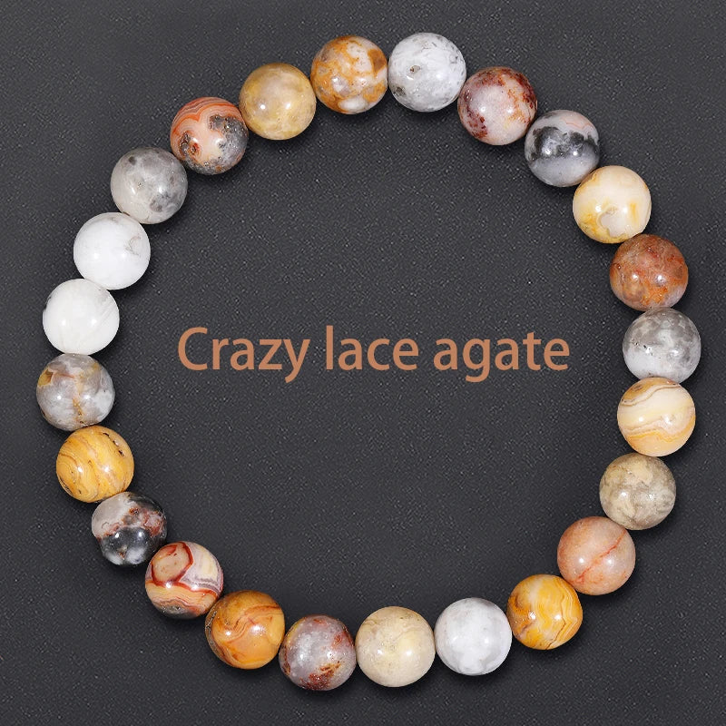 6/8mm Beads Natural stone Body-Purifying Amethyst Bracelet for Weight Loss Yoga and Meditation  Healing Stone Jewelry for Women