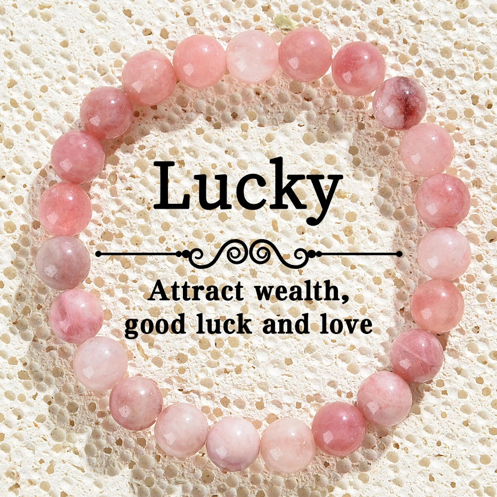 1PC lucky energy sunstone bracelet to attract wealth and eliminate negativity