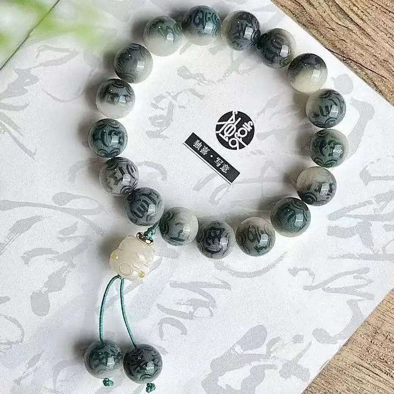 GreeResin Bodhi Root Braceletn Bodhi Seed Single Circle Gao Shuwen Plays Buddha Beads Around The Finger Classical