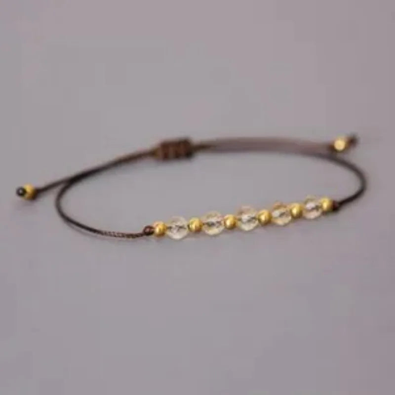 natural citrine bracelet