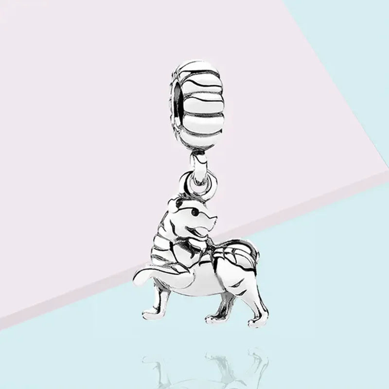 Hot Sale Chinese Zodiac Of The Year 12 Dangle Charms Beads Dogs、Horses、Tigers Fit Original Silver 925 Europeans Bracelet Jewelry