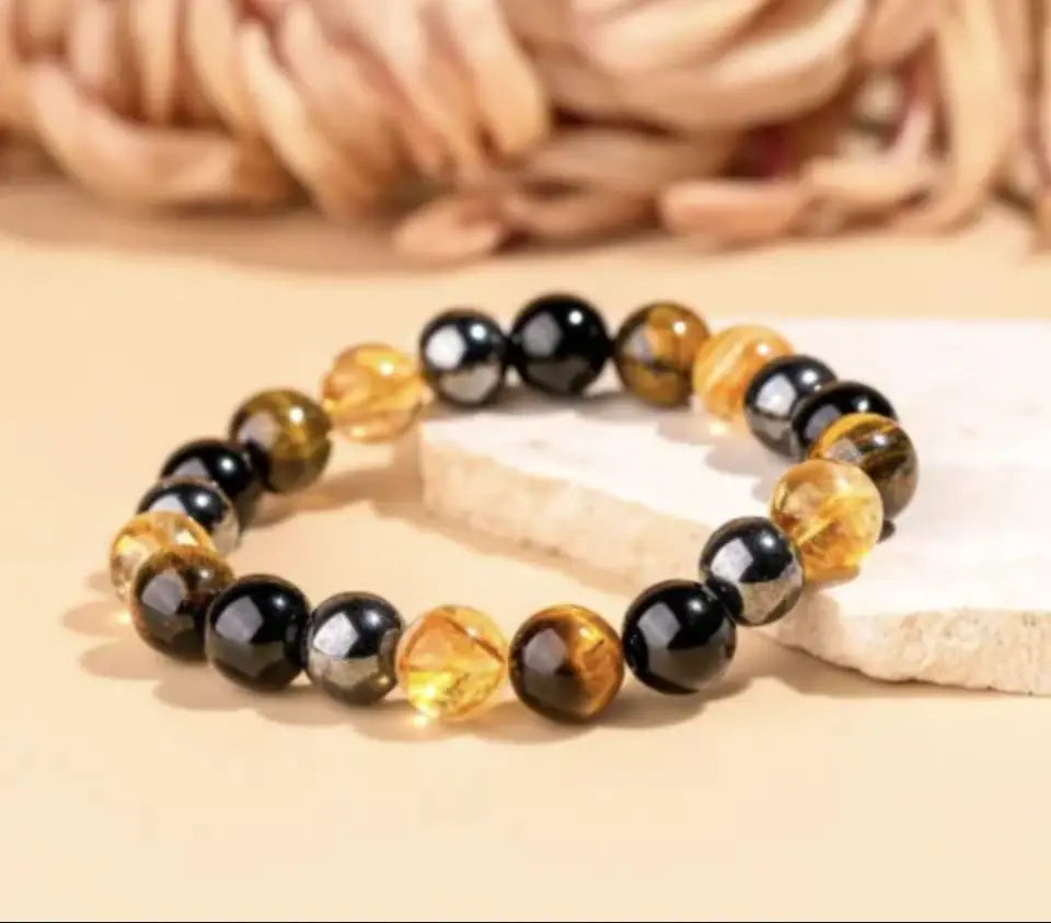 Ruberthen New Design Citrine AAA Grade Selenite Bracelet