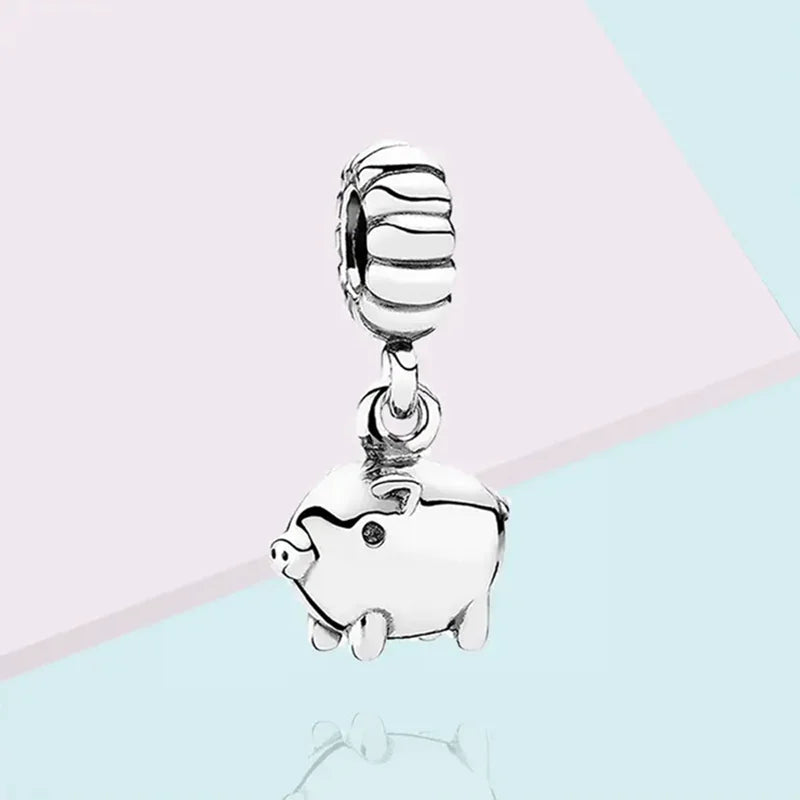 Hot Sale Chinese Zodiac Of The Year 12 Dangle Charms Beads Dogs、Horses、Tigers Fit Original Silver 925 Europeans Bracelet Jewelry