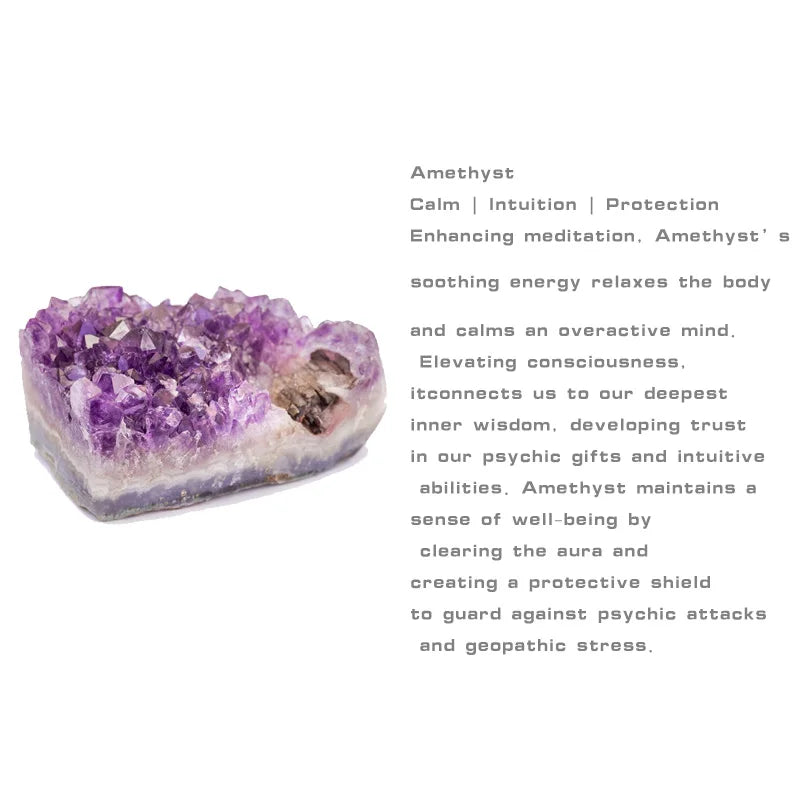 6/8mm Beads Natural stone Body-Purifying Amethyst Bracelet for Weight Loss Yoga and Meditation  Healing Stone Jewelry for Women