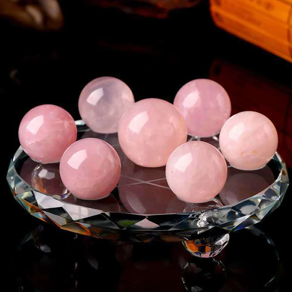 Citrine Seven Star Formation FengShui Natural Citrine Ball Seven Star Formation Crystal Sphere Home Decoration