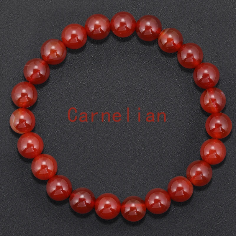 6/8mm Beads Natural stone Body-Purifying Amethyst Bracelet for Weight Loss Yoga and Meditation  Healing Stone Jewelry for Women