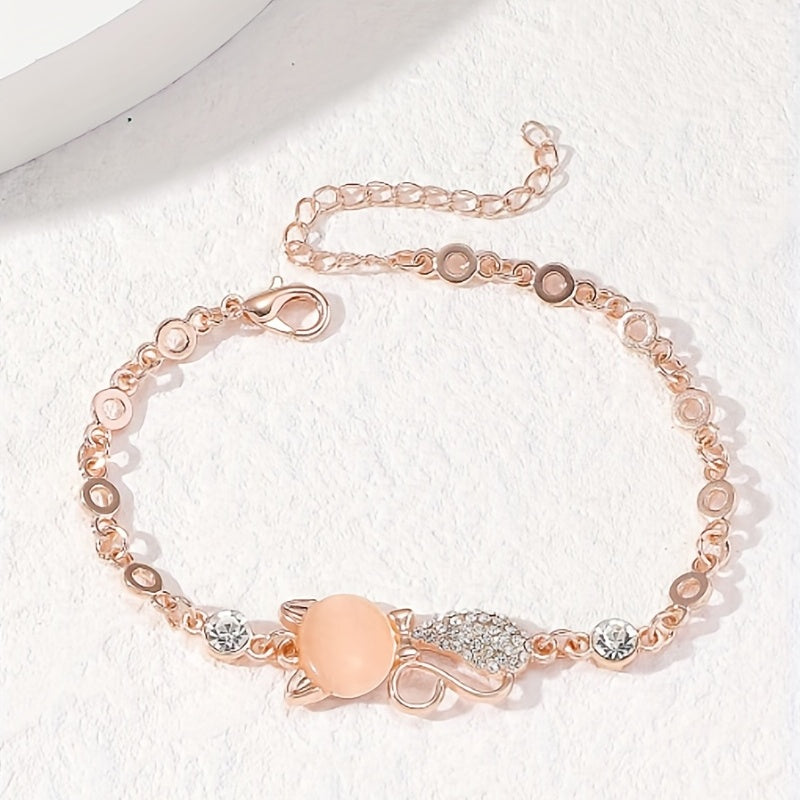 Exquisite Cat Eye Stone Cat Bracelet Bestie Bangle Bracelet Birthday Gift