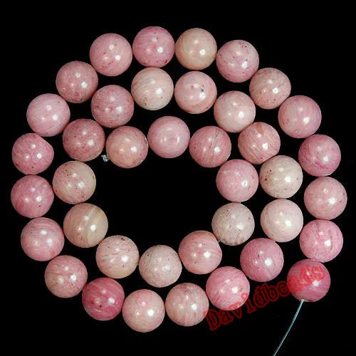 Natural Red Rhodonite Round stone Beads 15.5" 4,6,8,10,12mm Pick Size