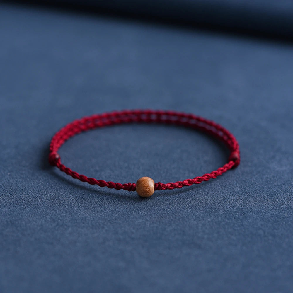 Sandalwood Wooden Beaded Bracelet Unisex's Peach Wood Lotus Carving Beads Bodhi Tibetan Buddhist Prayer Wrist Mala Bracelet