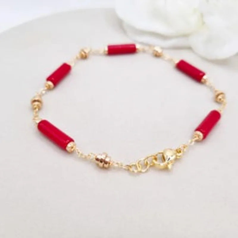 Red Coral Ladies bracelet,