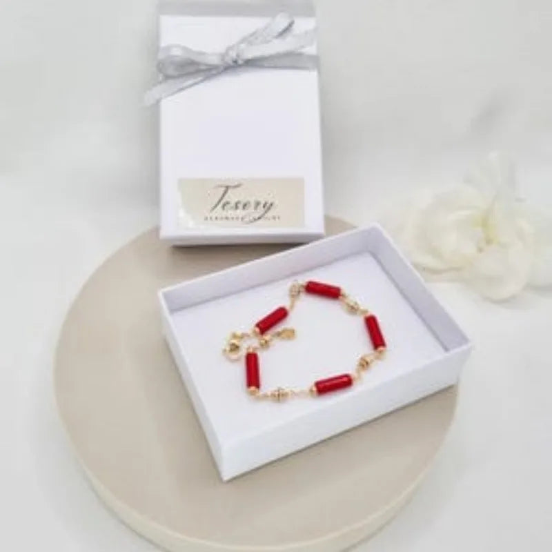 Red Coral Ladies bracelet,