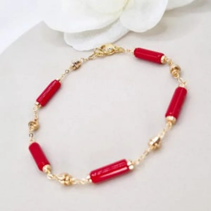 Red Coral Ladies bracelet,